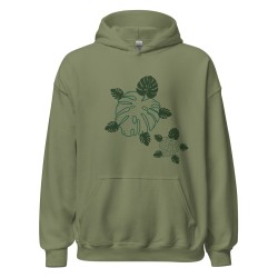 Monstera Turtle Hoodie