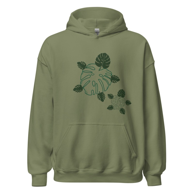 Monstera Turtle Hoodie