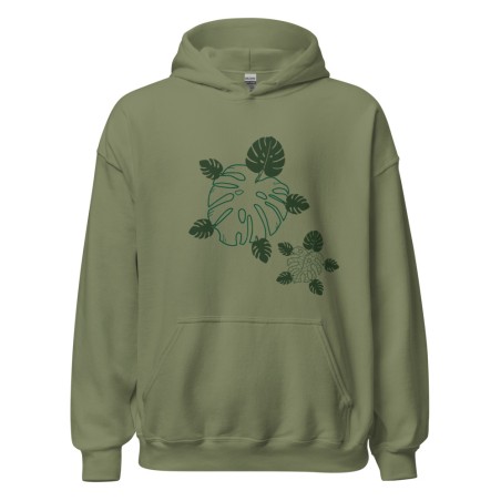Monstera Turtle Hoodie