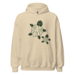 Monstera Turtle Hoodie