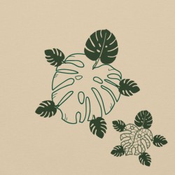 Monstera Turtle Hoodie