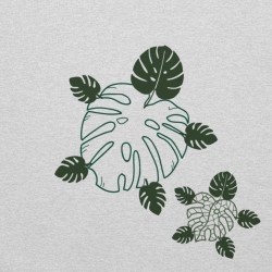Monstera Turtle Hoodie