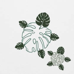 Monstera Turtle Hoodie