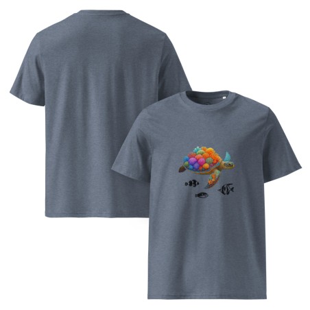 Coral Sea Turtle Organic T-Shirt