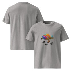 Coral Sea Turtle Organic T-Shirt