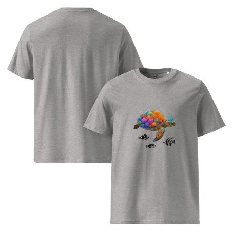 Coral Sea Turtle Organic T-Shirt