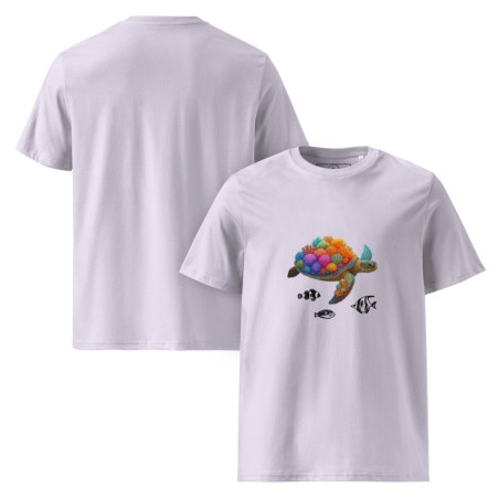 Coral Sea Turtle Organic T-Shirt