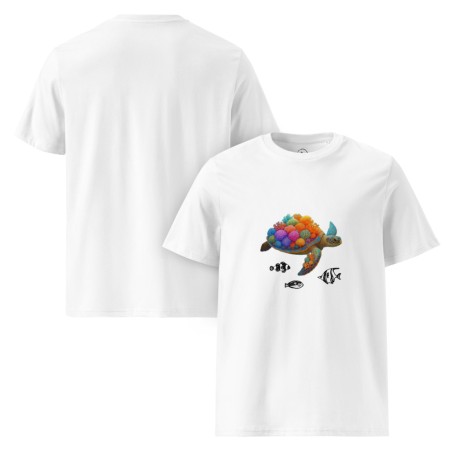 Coral Sea Turtle Organic T-Shirt