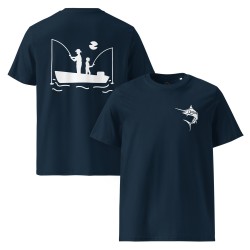 Marlin meets Fisherman organic cotton t-shirt
