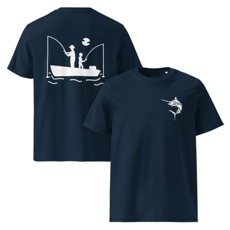 Marlin meets Fisherman organic cotton t-shirt