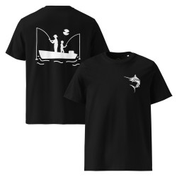 Marlin meets Fisherman organic cotton t-shirt