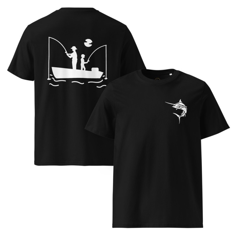 Marlin meets Fisherman organic cotton t-shirt