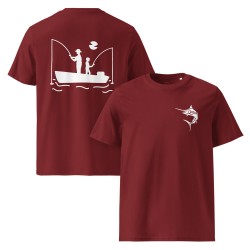 Marlin meets Fisherman organic cotton t-shirt