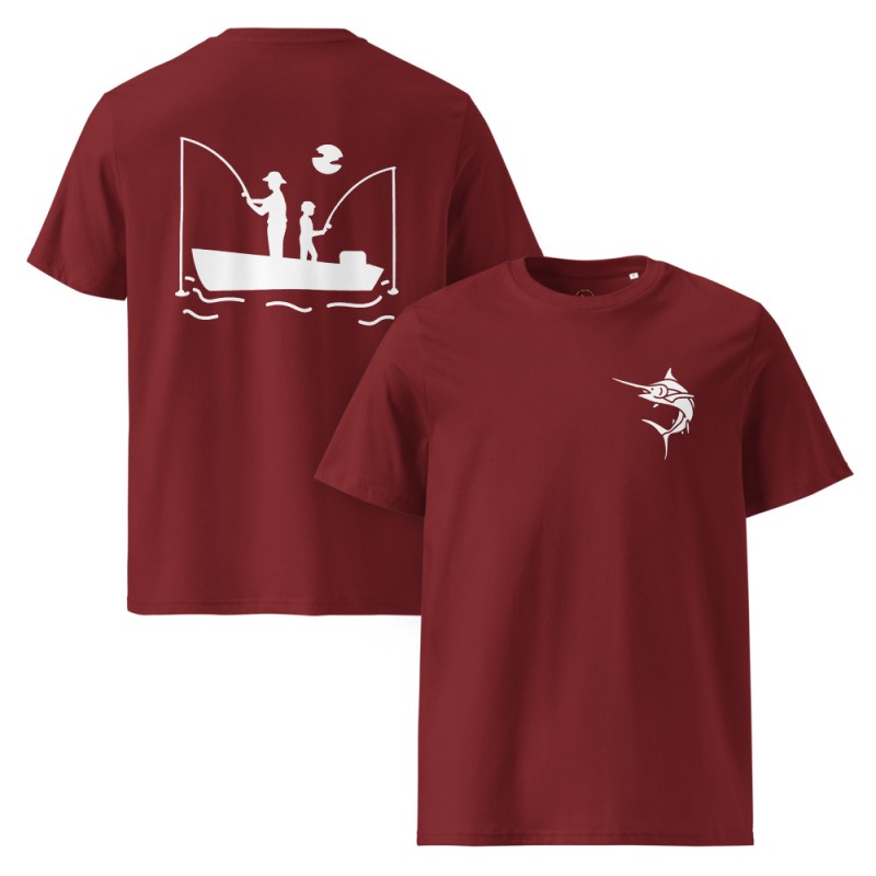 Marlin meets Fisherman organic cotton t-shirt