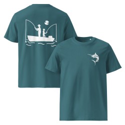 Marlin meets Fisherman organic cotton t-shirt