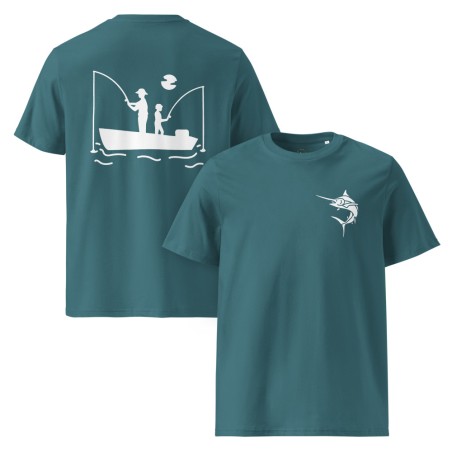 Marlin meets Fisherman organic cotton t-shirt