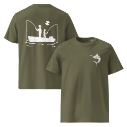 Marlin meets Fisherman organic cotton t-shirt