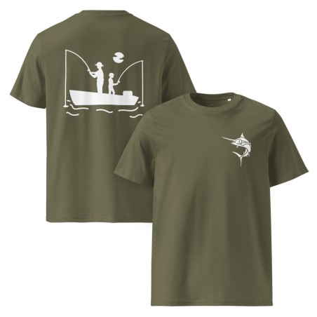 Marlin meets Fisherman organic cotton t-shirt
