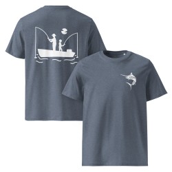 Marlin meets Fisherman organic cotton t-shirt