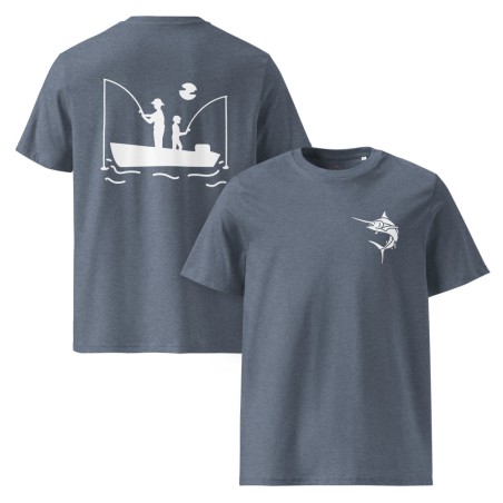 Marlin meets Fisherman organic cotton t-shirt