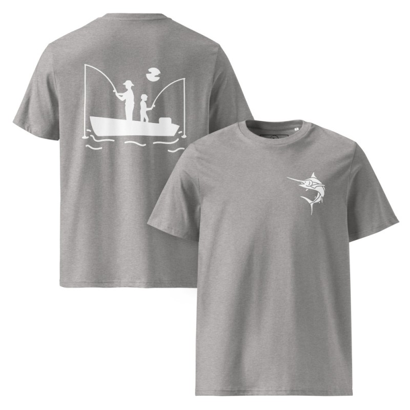 Marlin meets Fisherman organic cotton t-shirt