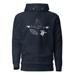 Heartbeat of the Ocean Premium Hoodie