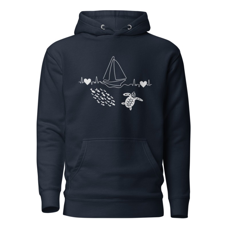Heartbeat of the Ocean Premium Hoodie