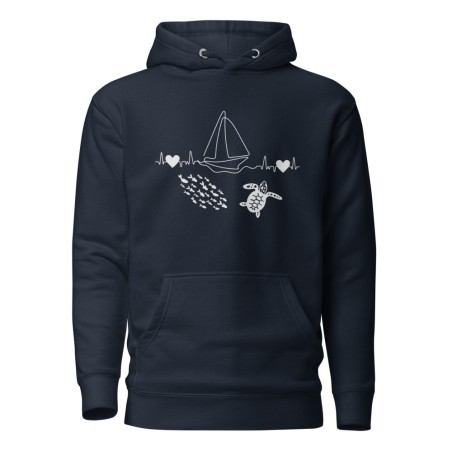 Heartbeat of the Ocean Premium Hoodie