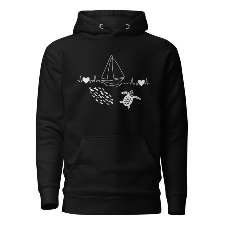 Heartbeat of the Ocean Premium Hoodie