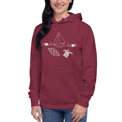 Heartbeat of the Ocean Premium Hoodie