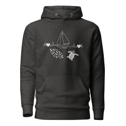 Heartbeat of the Ocean Premium Hoodie