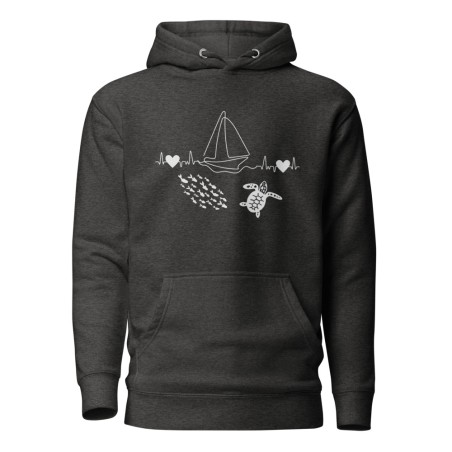 Heartbeat of the Ocean Premium Hoodie