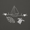 Heartbeat of the Ocean Premium Hoodie