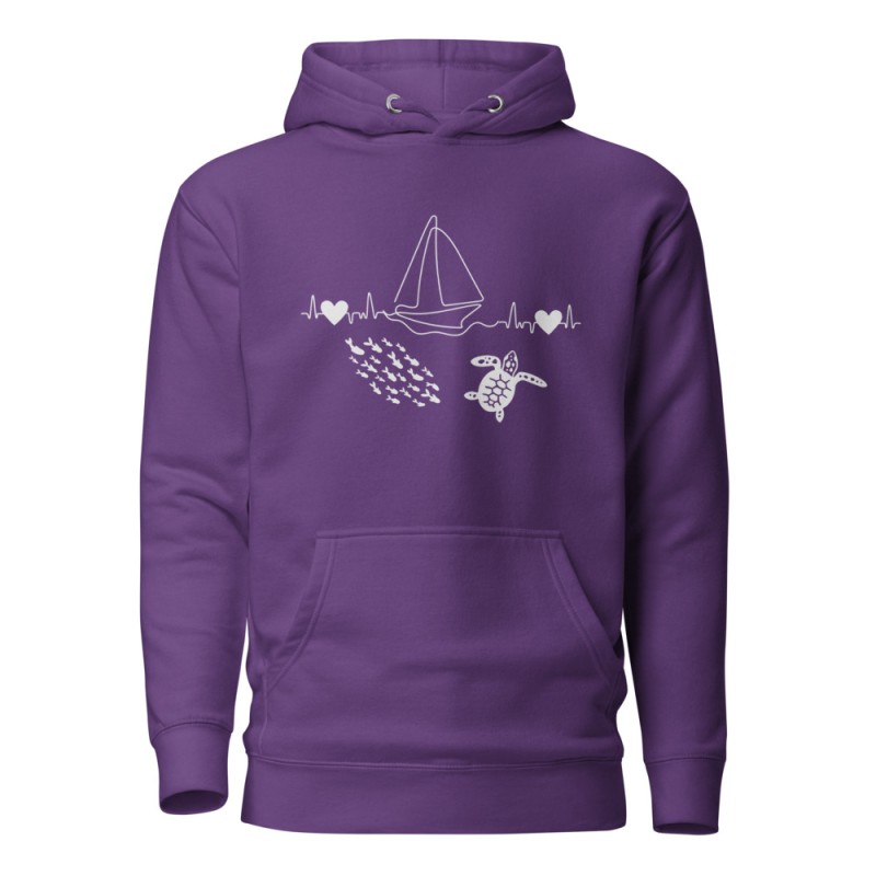 Heartbeat of the Ocean Premium Hoodie