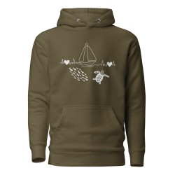 Heartbeat of the Ocean Premium Hoodie