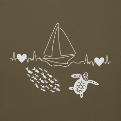 Heartbeat of the Ocean Premium Hoodie