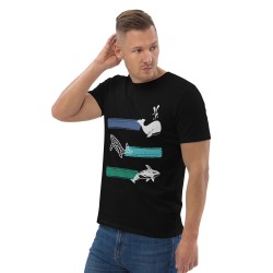 Whale Stripes Light Organic T-Shirt