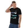 Whale Stripes Light Organic T-Shirt
