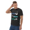 Whale Stripes Light Organic T-Shirt