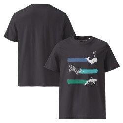 Whale Stripes Light Organic T-Shirt