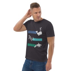 Whale Stripes Light Organic T-Shirt