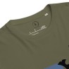 Whale Stripes Dark Organic T-Shirt