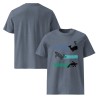 Whale Stripes Dark Organic T-Shirt