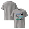 Whale Stripes Dark Organic T-Shirt