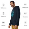 Surfer Circle Premium Hoodie