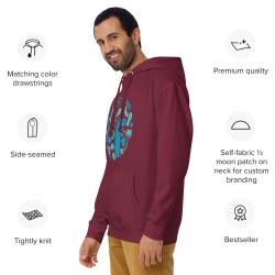 Surfer Circle Premium Hoodie