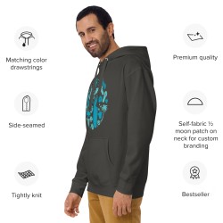 Surfer Circle Premium Hoodie