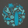 Surfer Circle Premium Hoodie