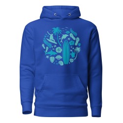 Surfer Circle Premium Hoodie