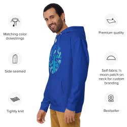 Surfer Circle Premium Hoodie